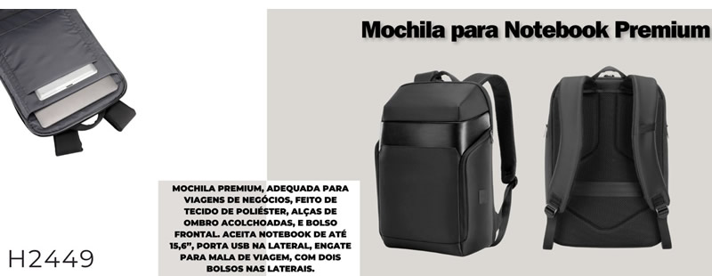 Mochila Premium Personalizada H2449