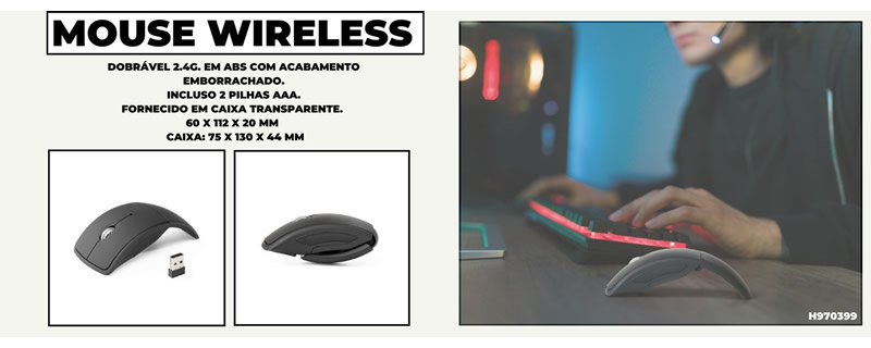 Mouse Wireless Personalizado H970399