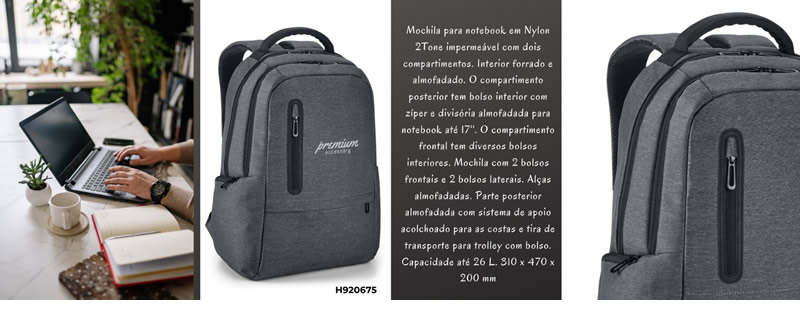 Mochila Para Notebook Personalizada H920675