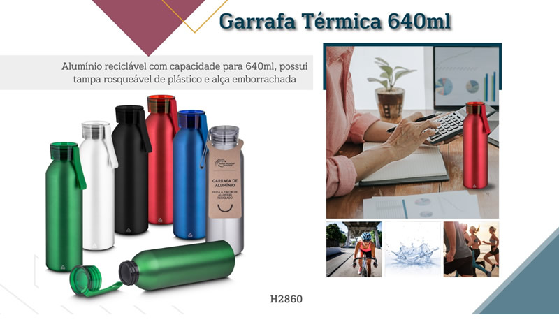 Garrafa Térmica Personalizada H2860