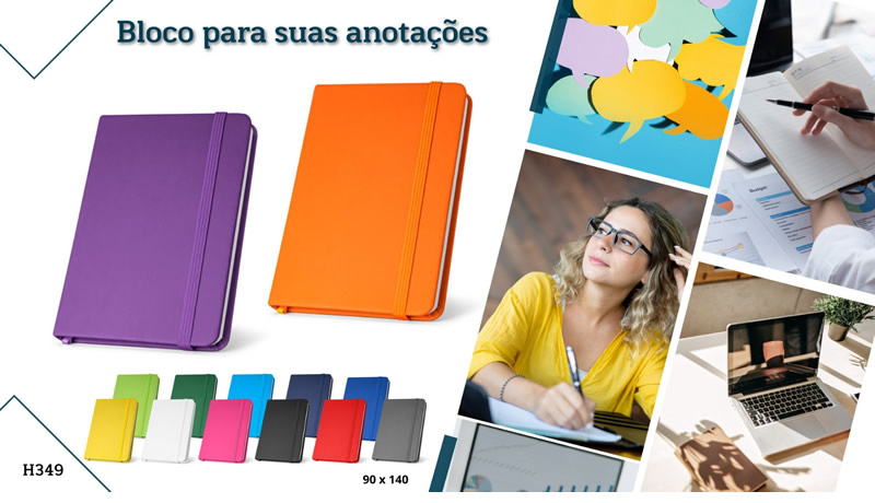 Bloco de Anotações Personalizado H349