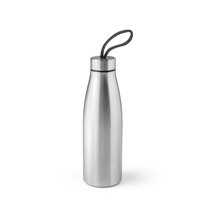 Squeeze em aço inox (90% reciclado) com pega com padrão 710 mL