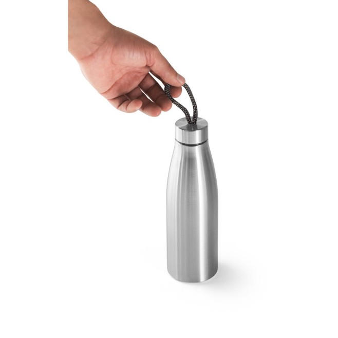 Squeeze em aço inox (90% reciclado) com pega com padrão 710 mL